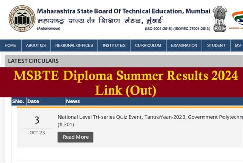 msbte result diploma.